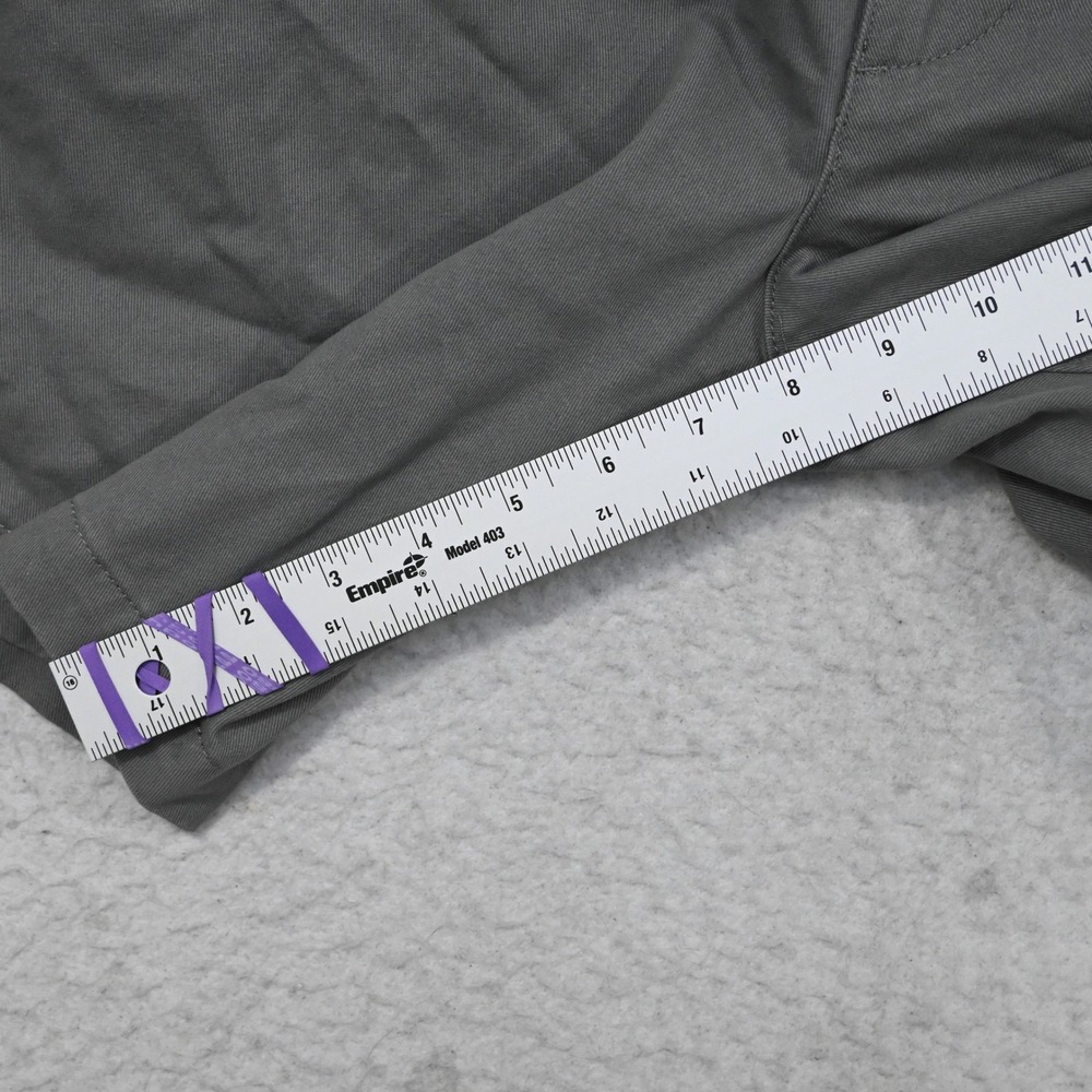 Dockers Perfect Short Men 31 NEW Gray 8" Inseam Hidden Security Pocket - Picture 10 of 10